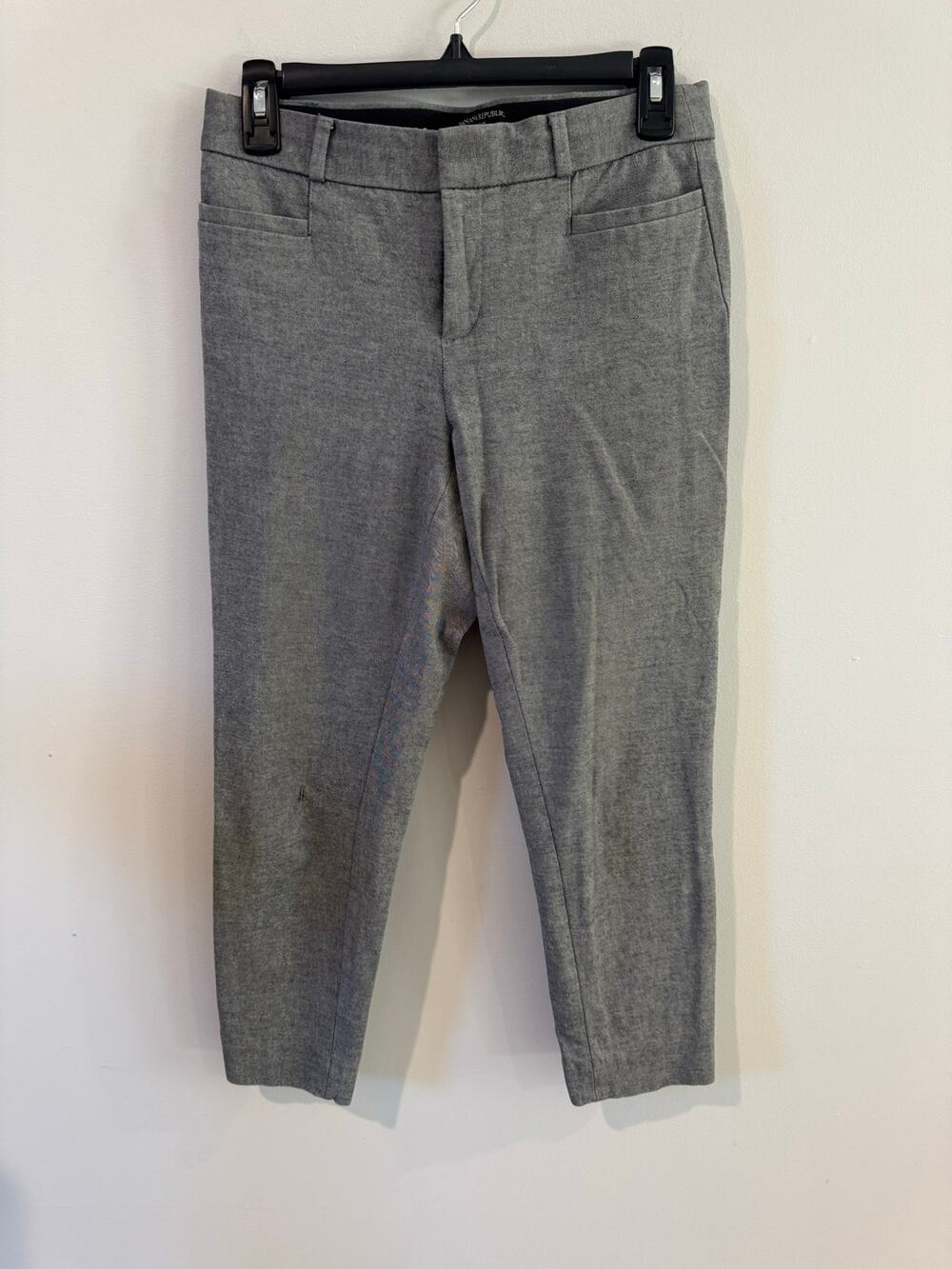 Banana Republic Heathered Gray Skinny Pants Size 2P Petite